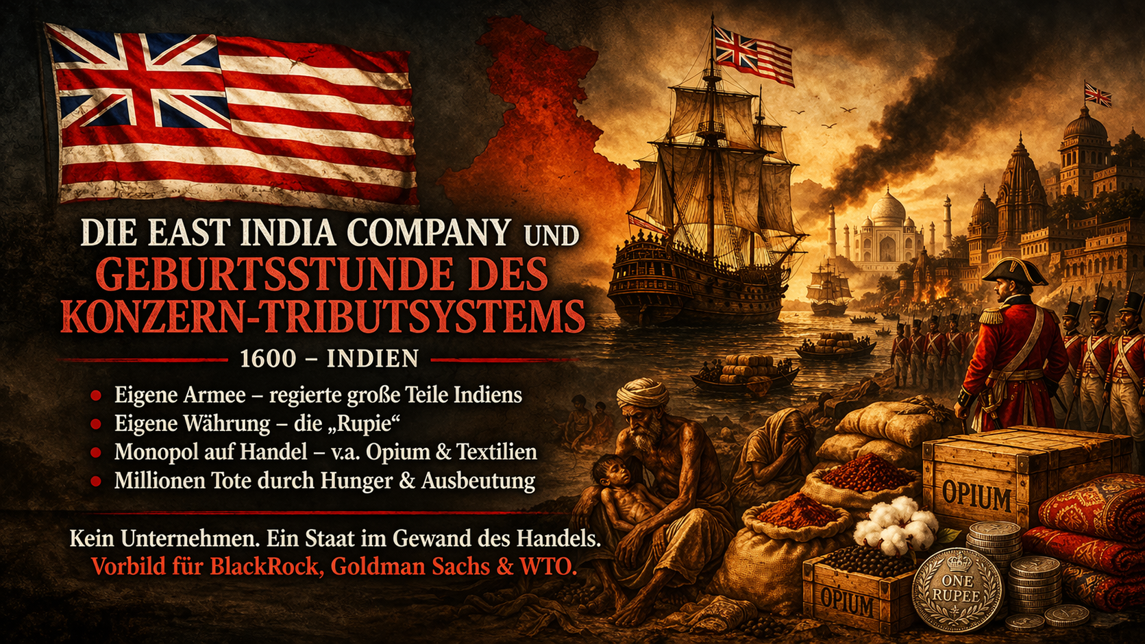 Die East India Company und die Kolonialmacht