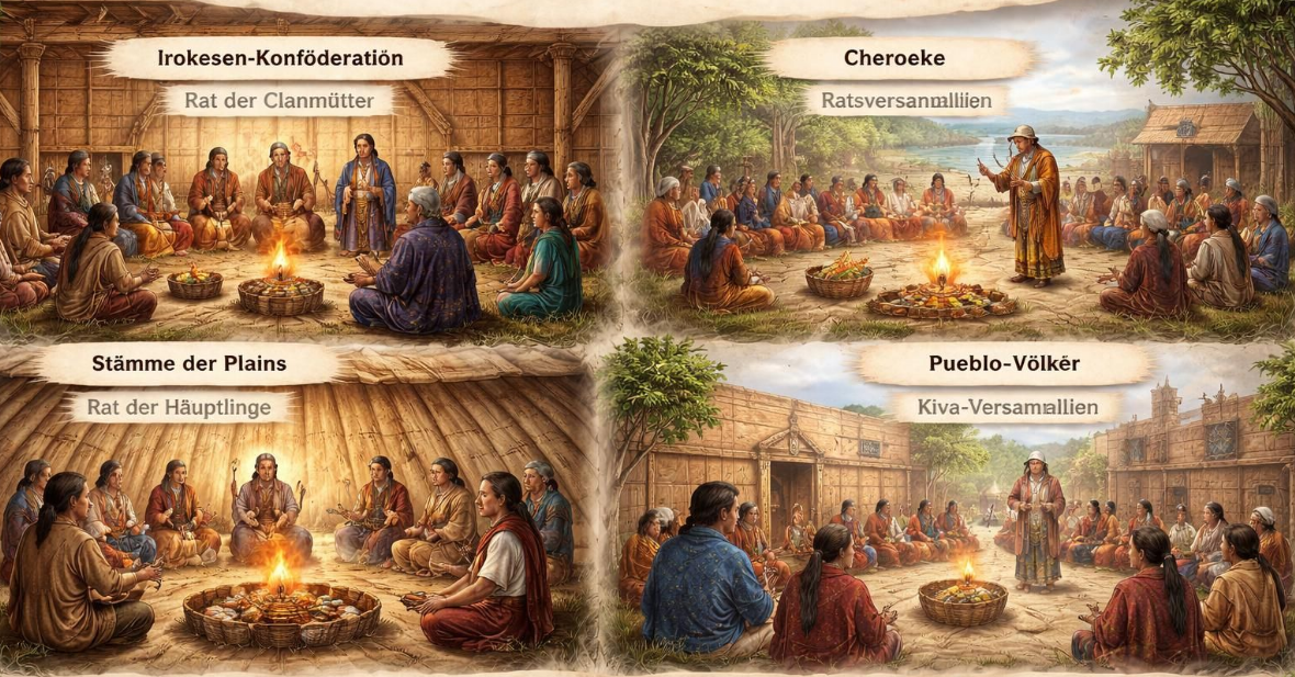 Regierungsstrukturen der Ureinwohner Amerikas