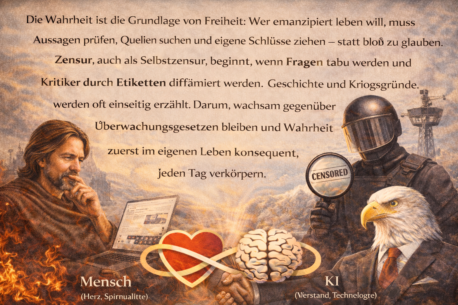 Wahrheit ist die Grundlage von Freiheit